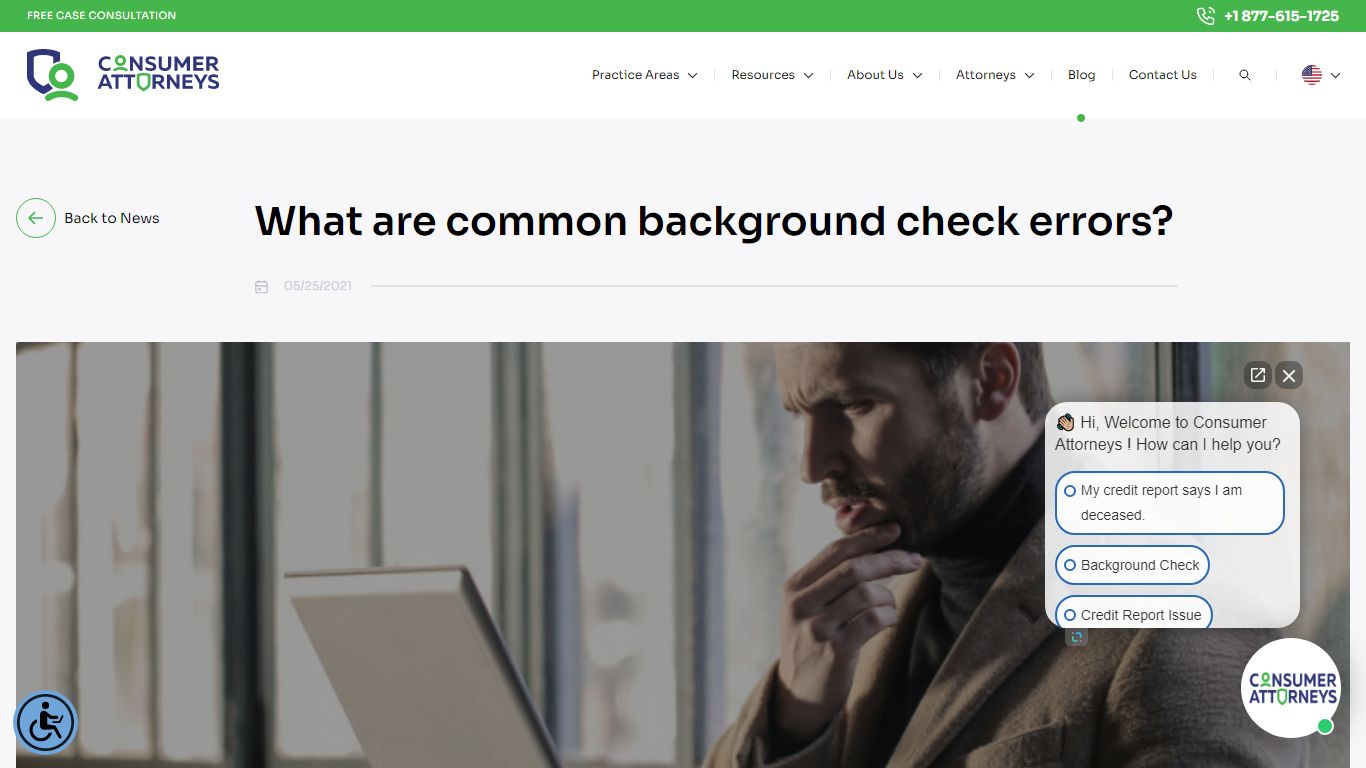 What are common background check errors? - Consumer Attorneys